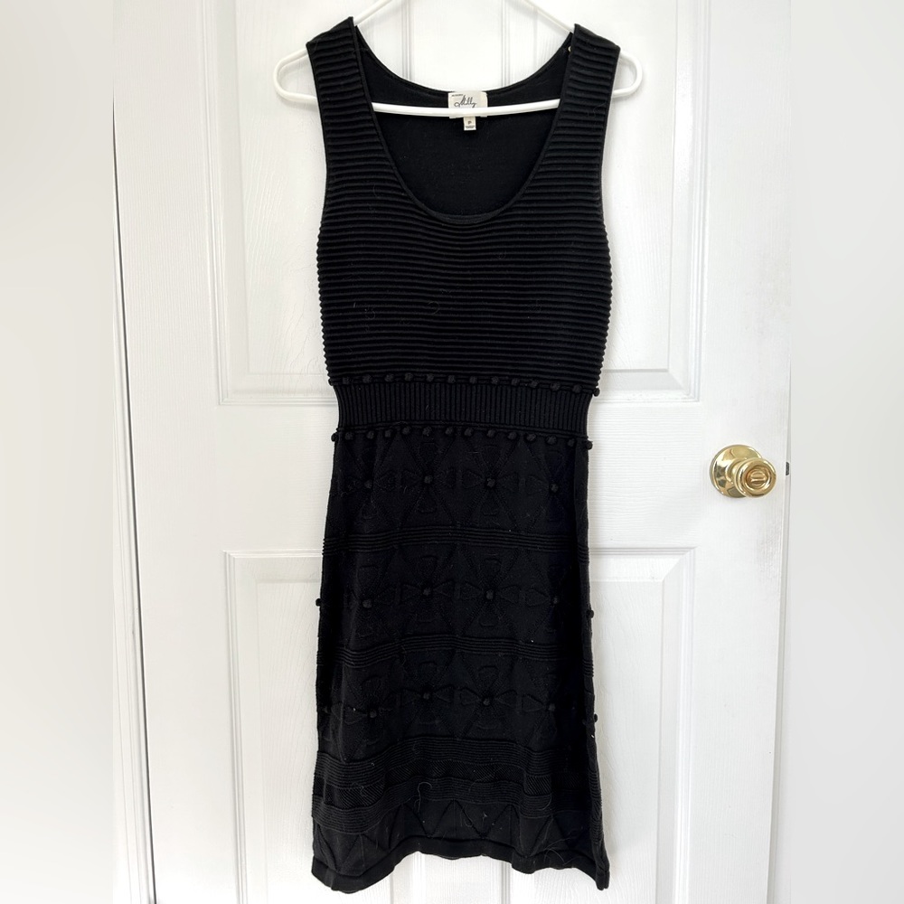 Original Milly of New York Black Sweater Dress